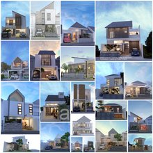 A Dokumen Gambar Kerja Desain Rumah Dijual