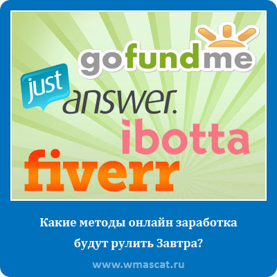 Какие методы онлайн Заработка будут рулить Завтра?