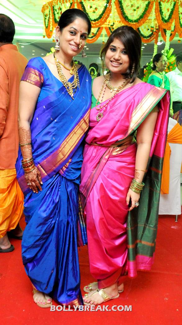 Manju Godambe, Aishwarya - (9) -  All Celebs @Suraj Godambe & Monali's Wedding