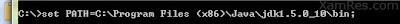 set java class path