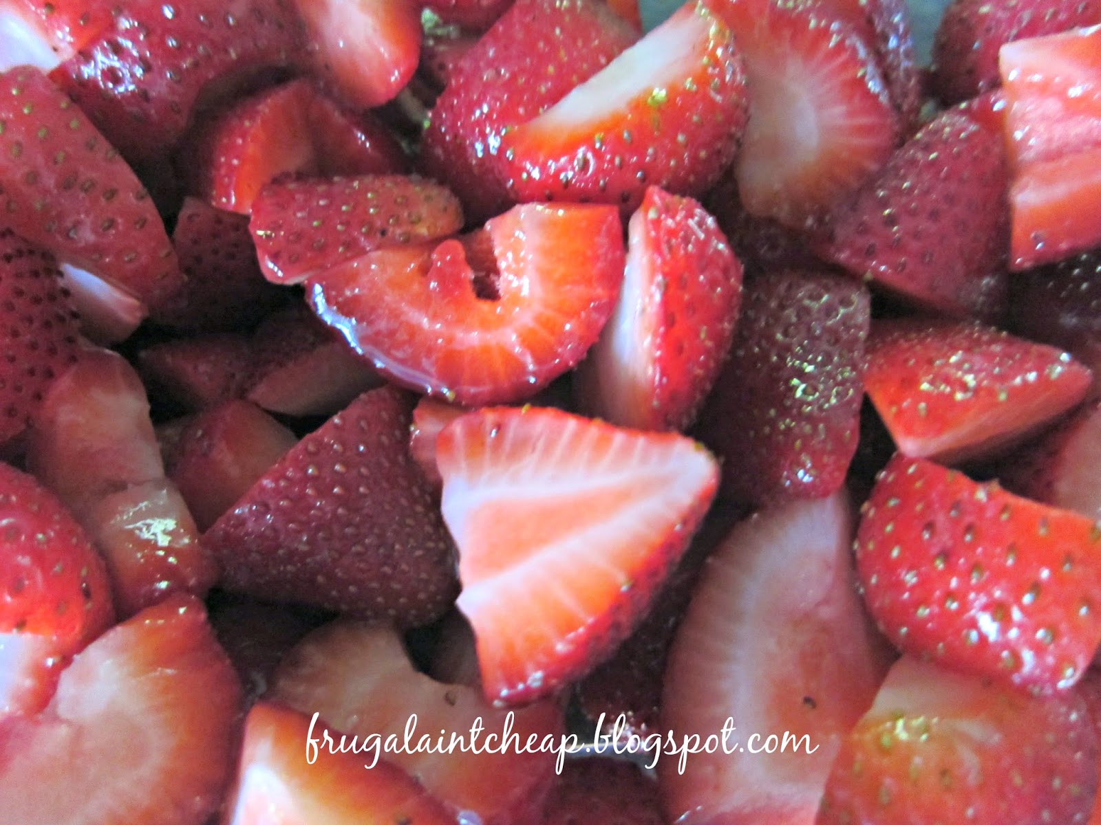 Frugal Ain't Cheap How to prepare strawberries