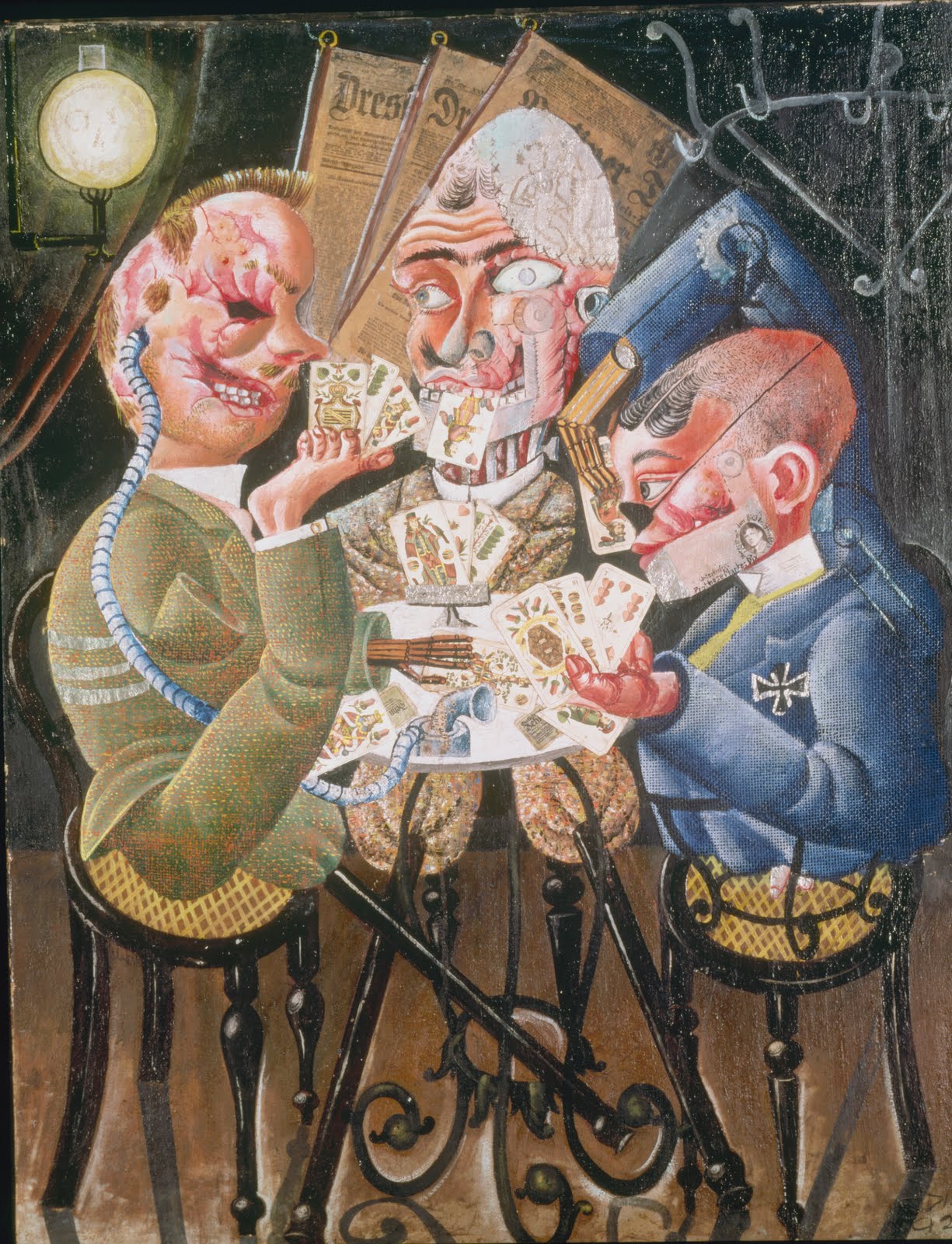Any given day The Skat Players by Otto Dix
