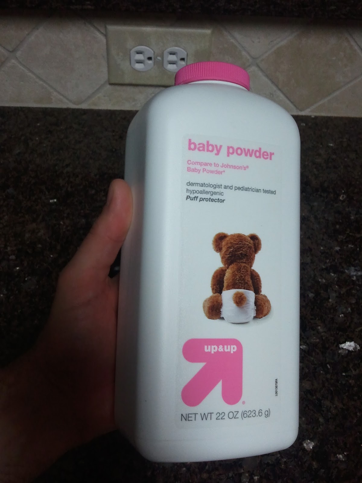 teddy bear baby powder