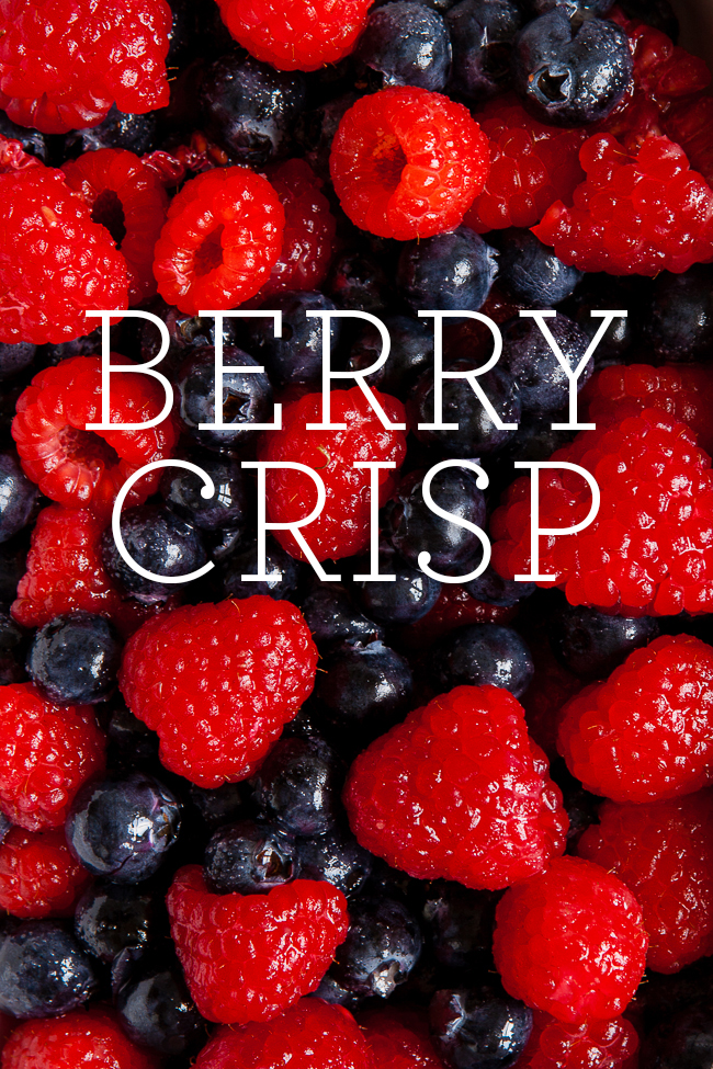 Berry Crisp / Jennifer Chong for BHG