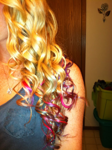 bellezza buzz tie dye hair