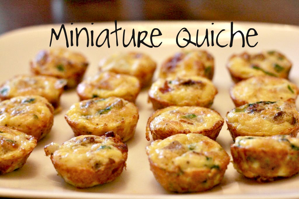 a little healthier Miniature Quiche