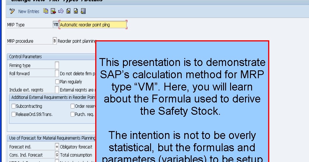 青蛙SAP分享 Froggy's SAP sharing: SAP : Automatic Safety Stock Calculation