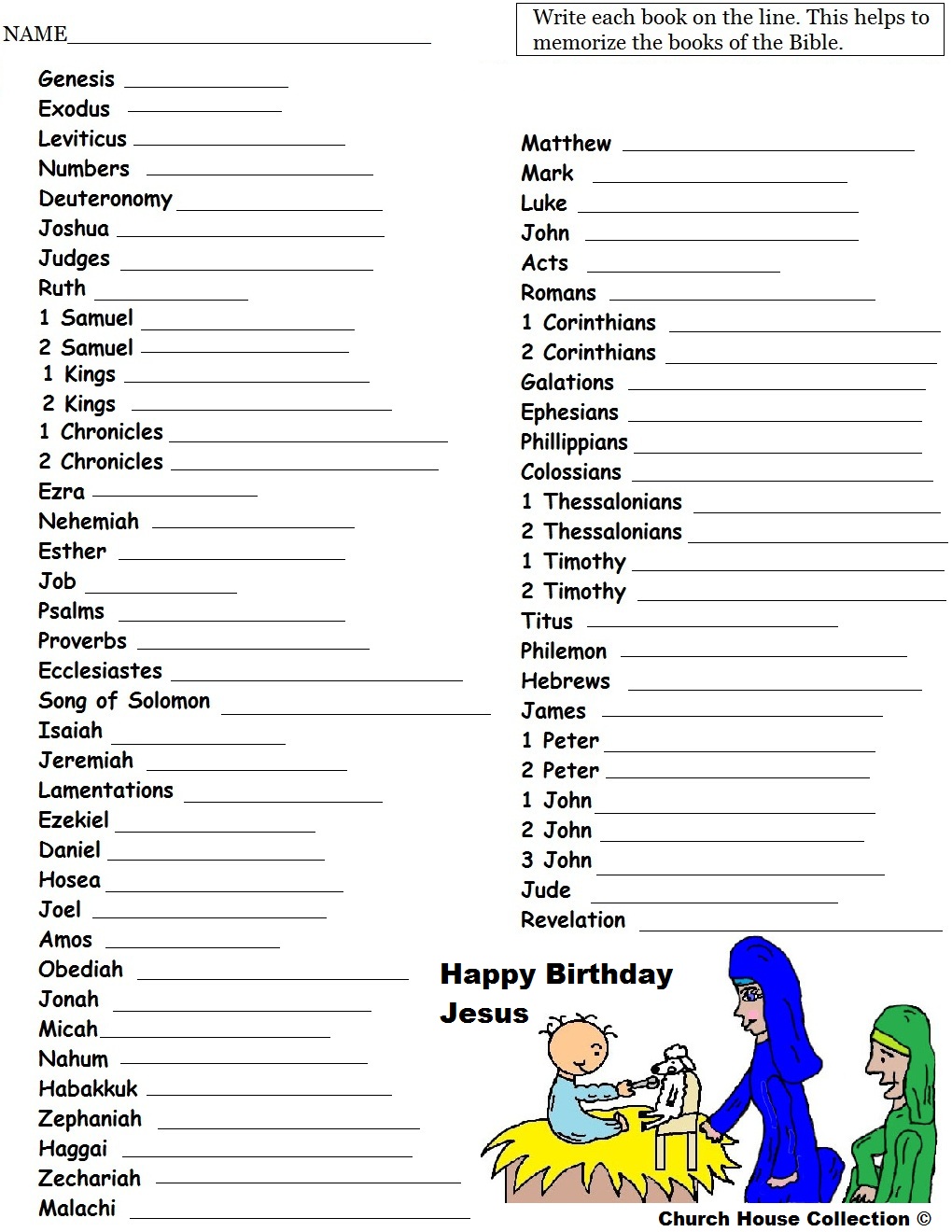 Church House Collection Blog: Happy Birthday Jesus