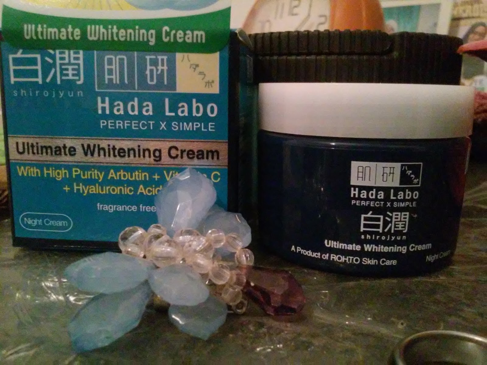 Review Hada Labo Shirojyun Ultimate Whitening Night Cream La blog