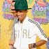 The Hat Is Back! And In A New Color! Pharrell Williams Is A Forest Green Flower G I R L At The Kids' Choice Awards!