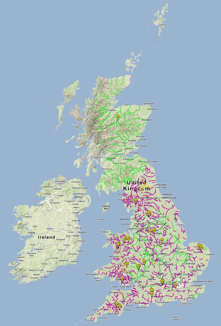 Signal Crayfish Uk Map Canoeing And Kayaking On The River Kennet: August 2012
