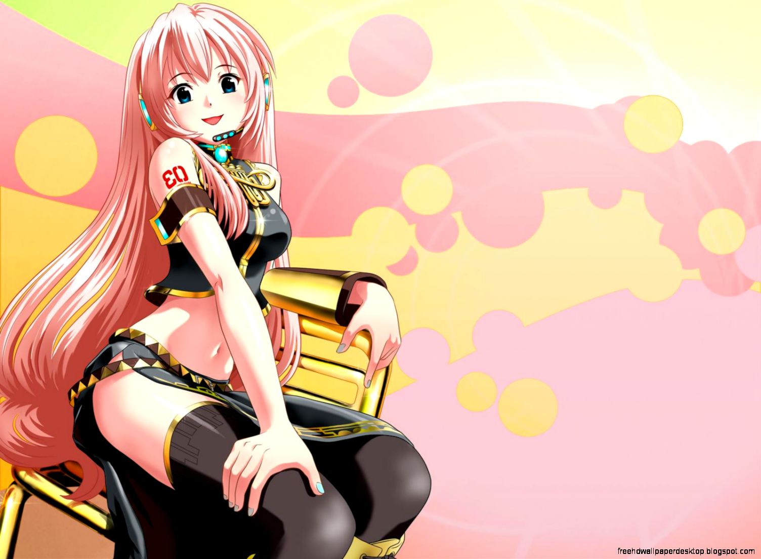 Big Image Cute Anime Girl with Long Hair Big Image Cute Anime Girl with Long Hair