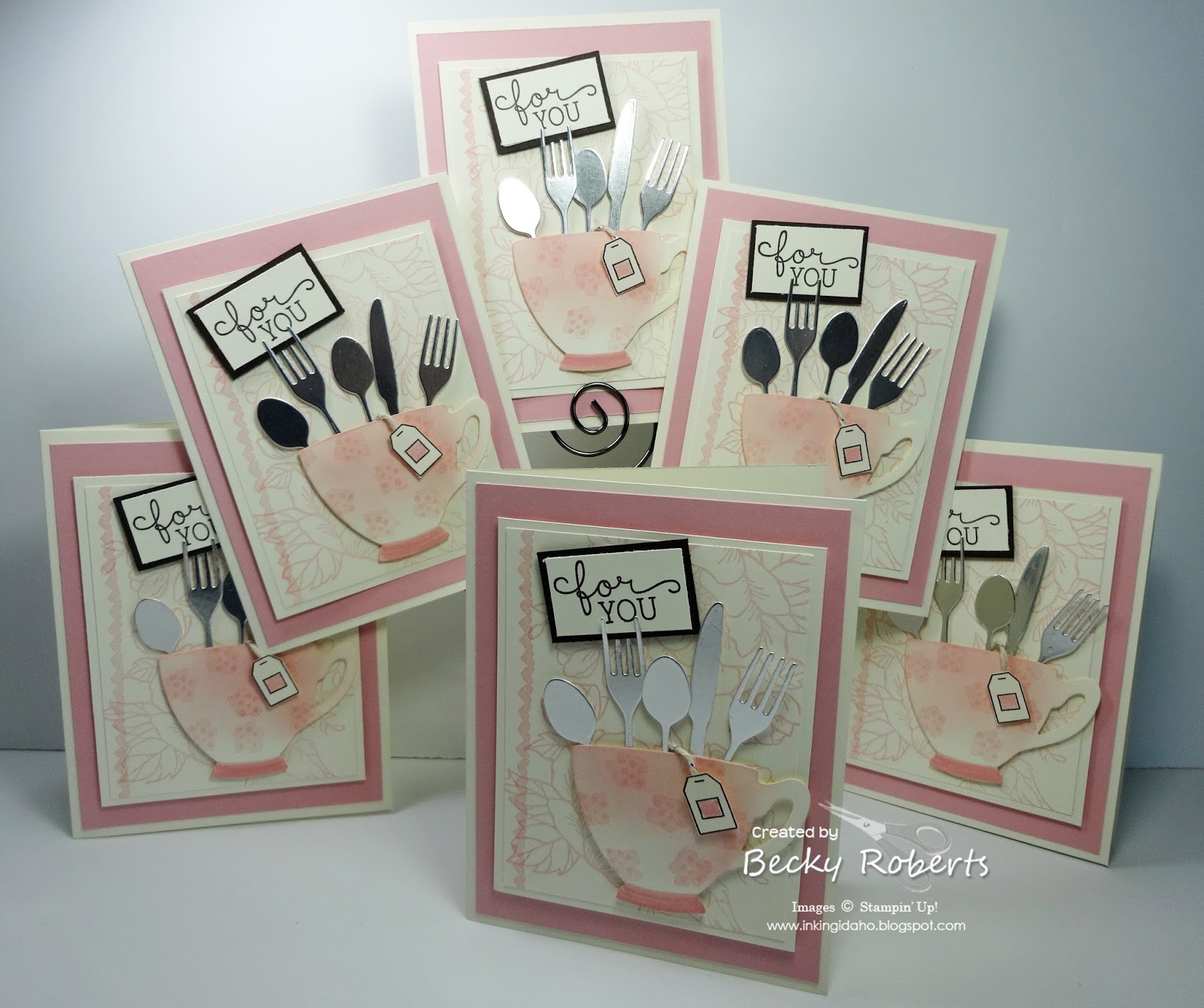 Inking Idaho Cups and Kettle Framelit Card