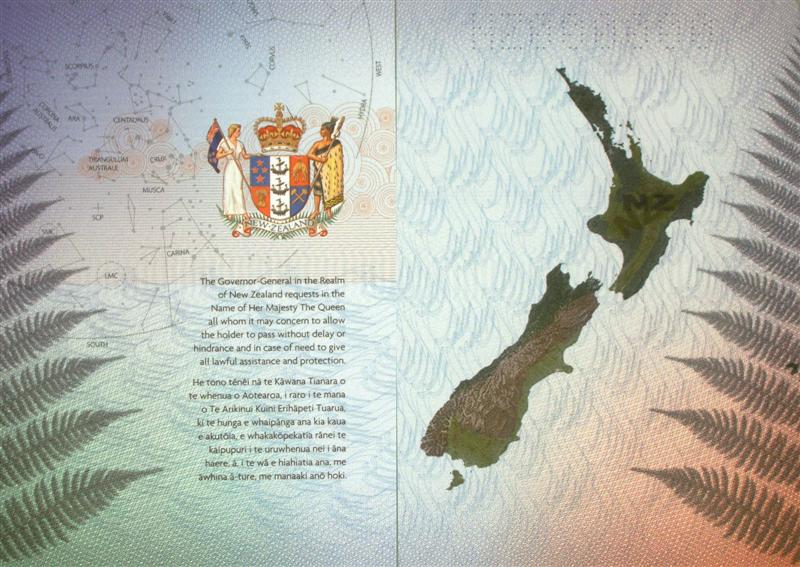 Information with clarity The New Zealand Passport—smart chip; smarter