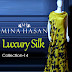 Mina Hasan Digital Silk Prints 2014 For Girls | Luxury Western Silk