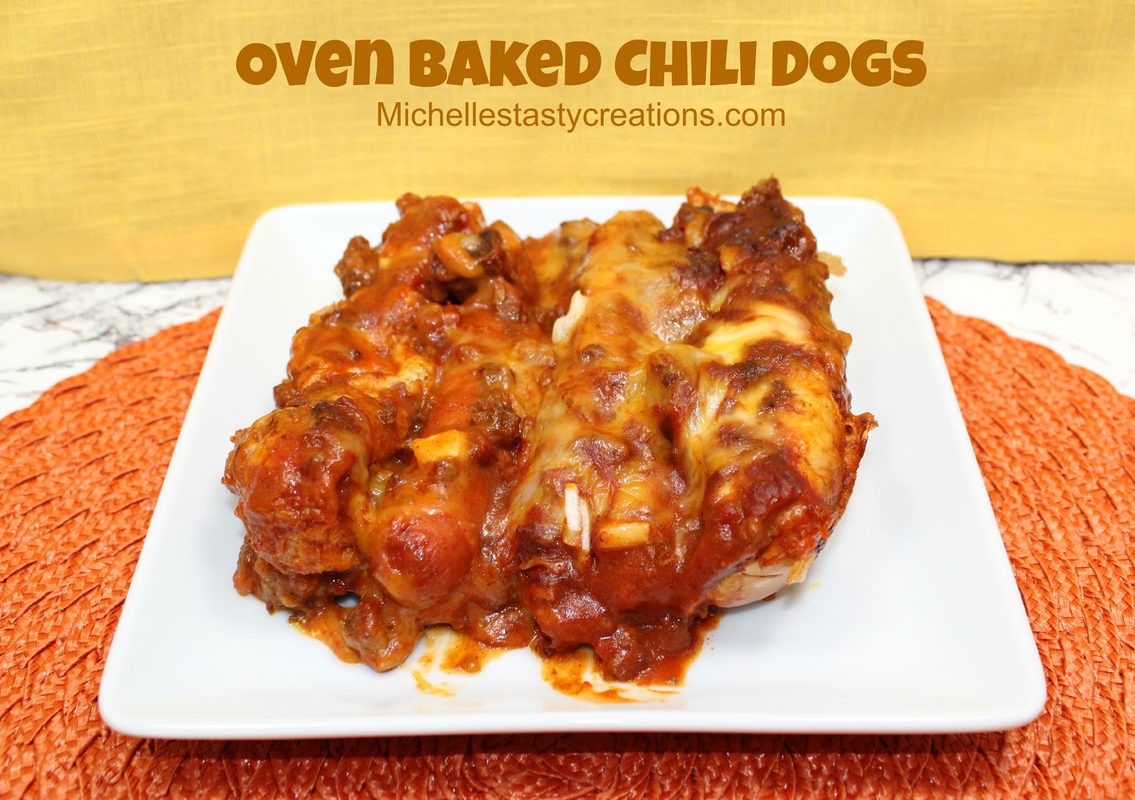 Michelle's Tasty Creations Oven Baked Chili Dogs