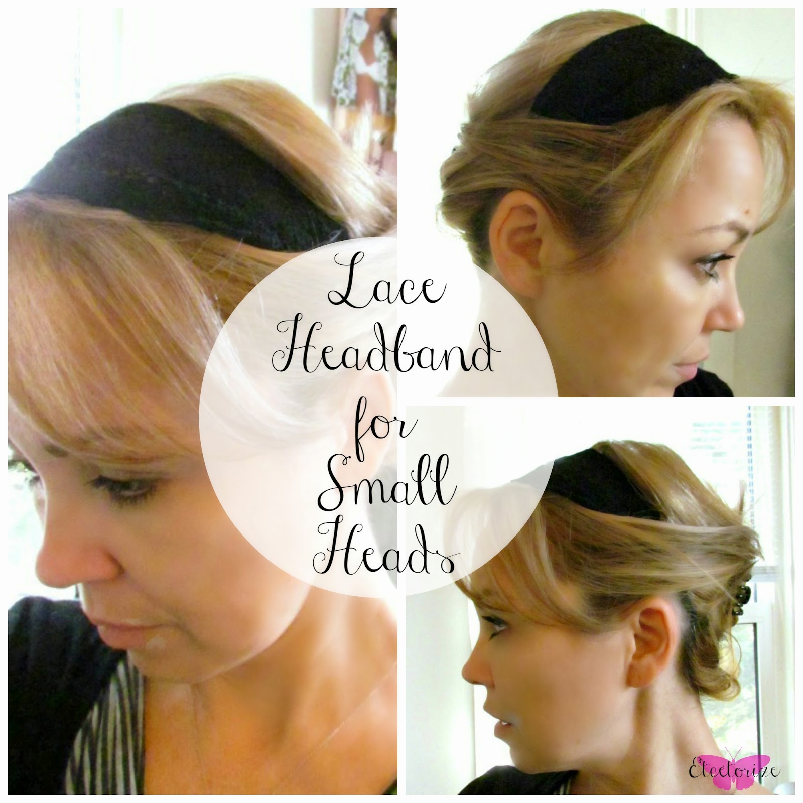 Etcetorize Lace Headband (for Small Heads)