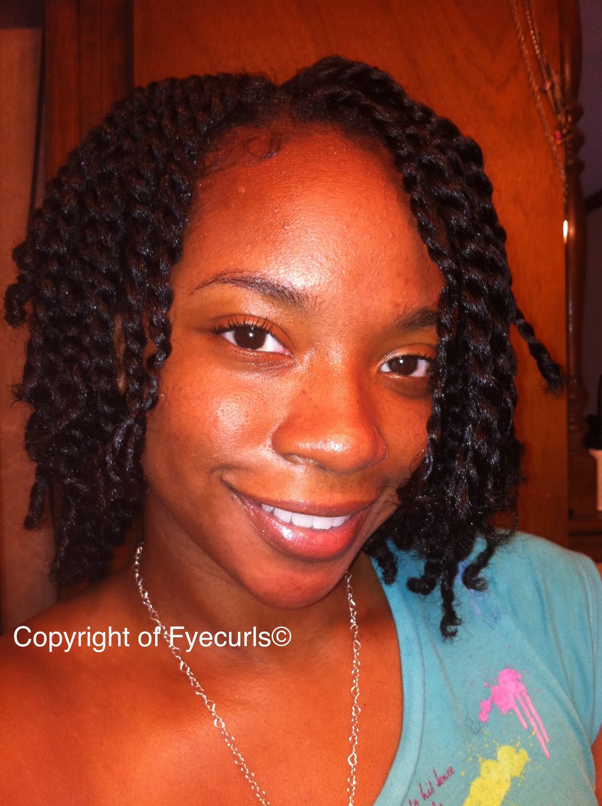 FYECURLS! Twists on Dry Stretched Hair Vs. Wet Using Banding Method