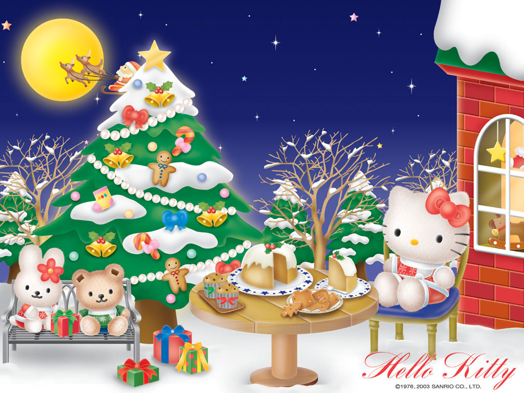 クリスマス 高画質 ハローキティ Hello Kitty Pcデスクトップ壁紙 画像 大量 Naver まとめ