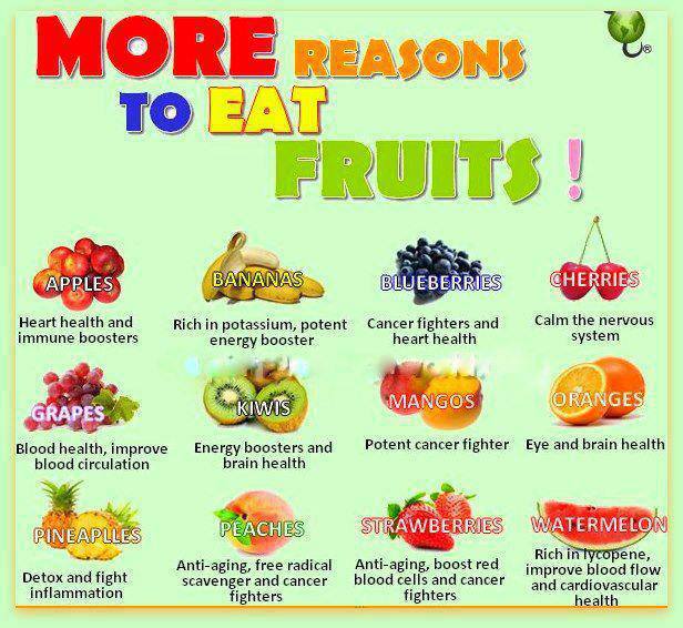 My Health Care More Reasons to Eat Fruits