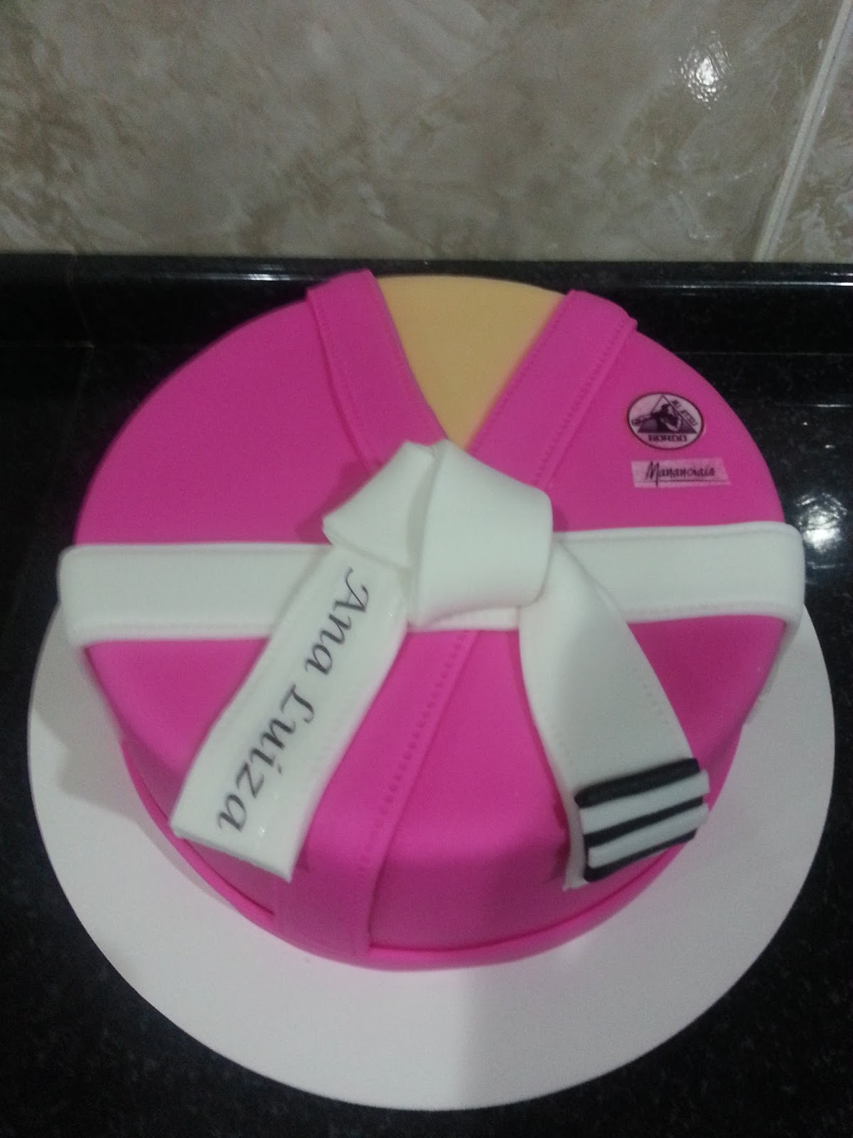 Doçuras de CupCakes Bolo Kimono de Jiu Jitsu