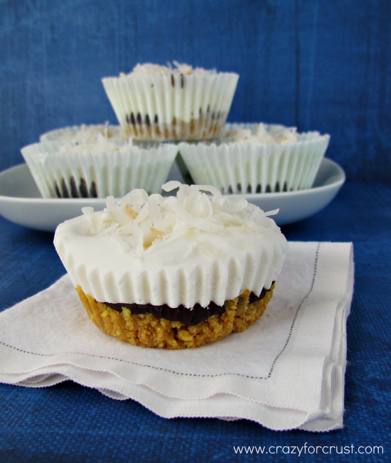 Frozen Almond Joy Mini Pies Crazy for Crust