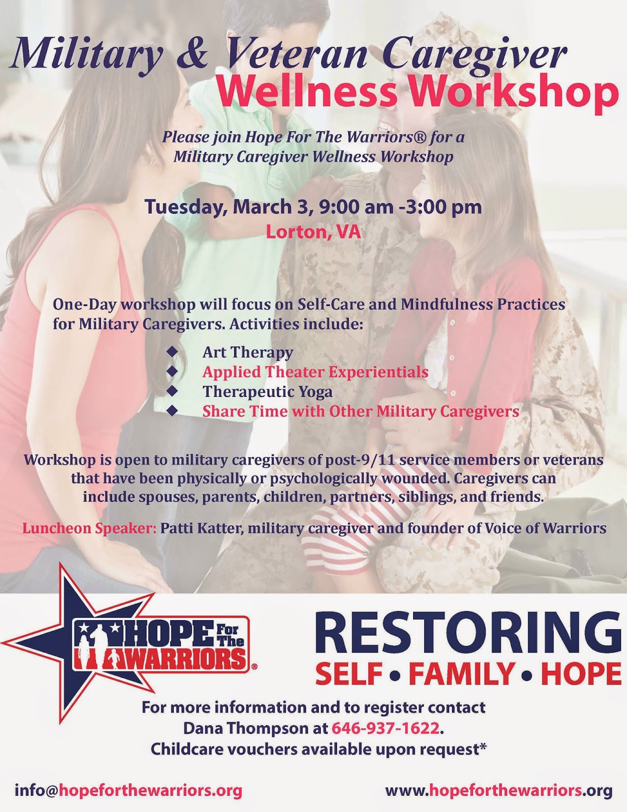 Hope For The Warriors® Military & Veteran Caregiver Wellness