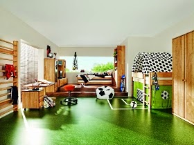 Habitaciones tema fútbol - Ideas para decorar dormitorios