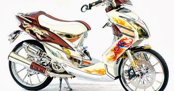 Gambar Modifikasi Motor Mio J