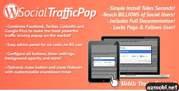 Social Traffic Pop for WordPress V3.1 Latest
