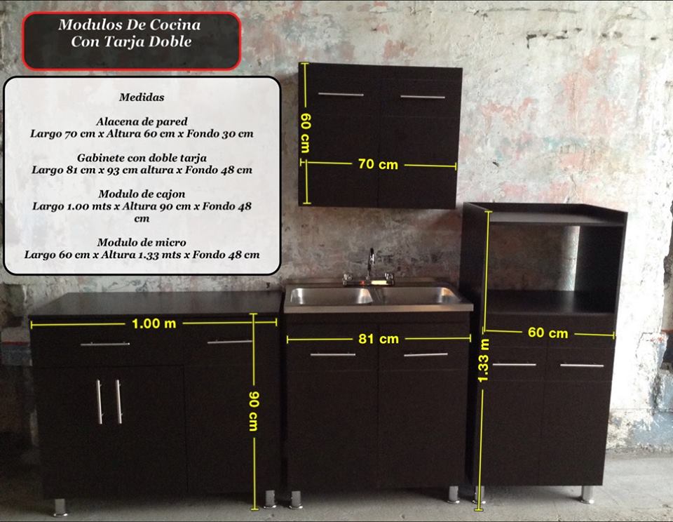 El Outlet Del Gabinete: Gabinete De Cocina Con Tarja y Alacena