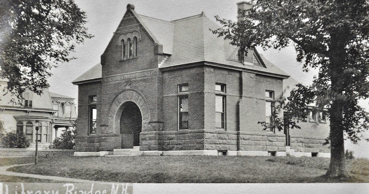 Library Postcards 1907, Public Library, Rindge, New Hampshire