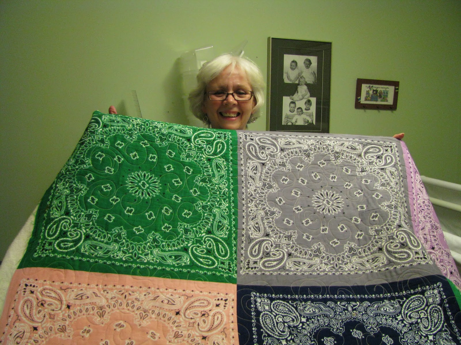 Meadow Rose Quilting Bandana Quilts