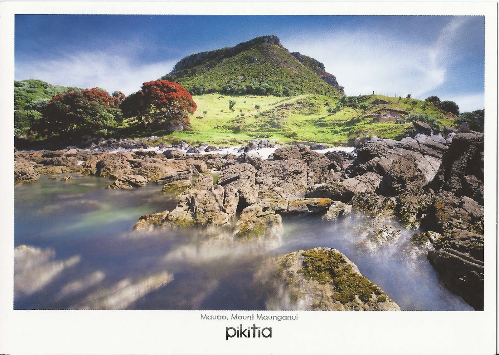 A Journey of Postcards New Zealand, mount Maunganui
