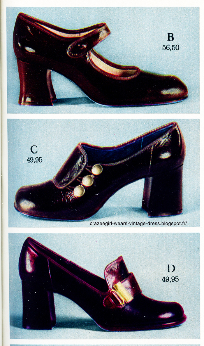 70s chunky heels