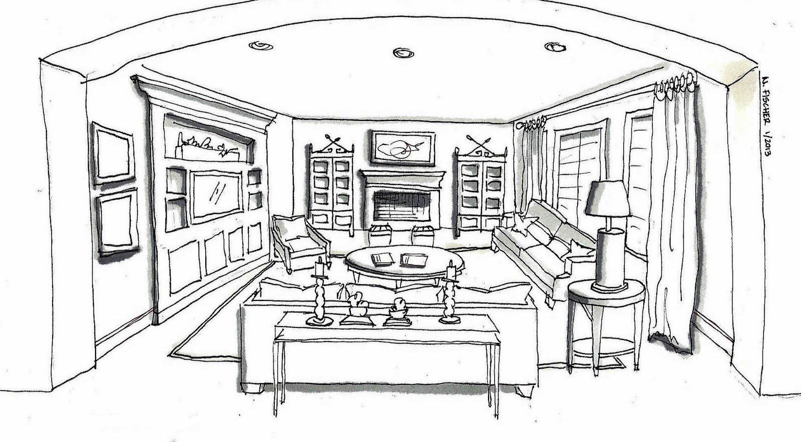 living room drawing living room drawing