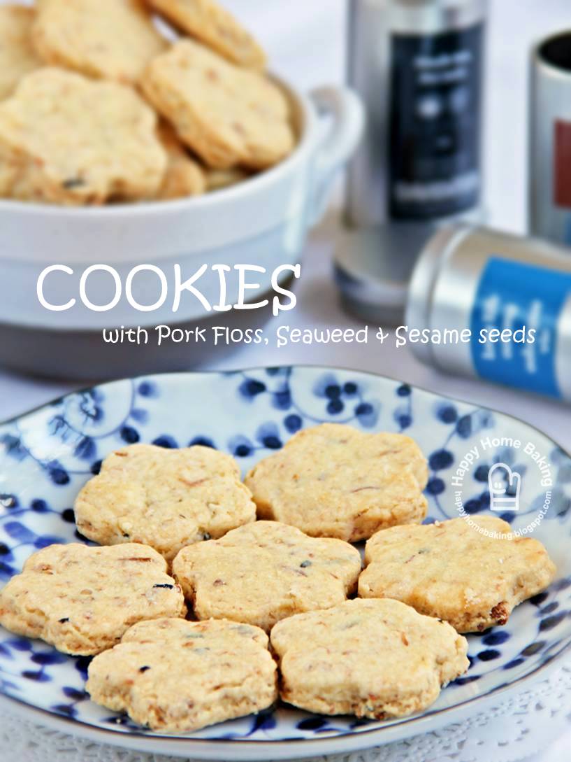 Happy Home Baking Pork Floss and Sesame Seeds Cookies