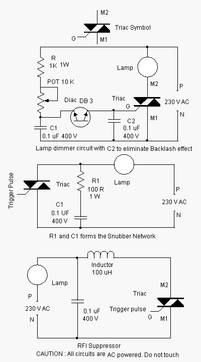 Triac Optimization Circuits - Electronic Circuit temperature controlled fan regulator circuit diagram 