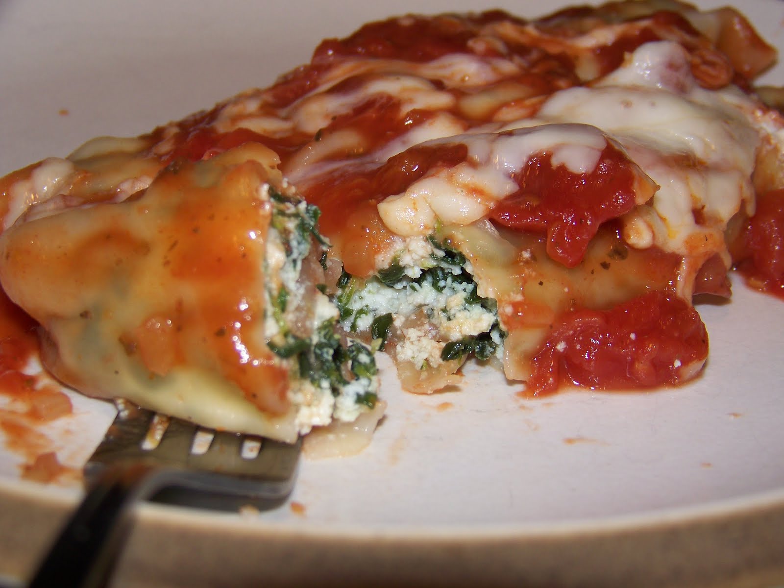 Stefanies Cooking Spot Cannelloni Florentine