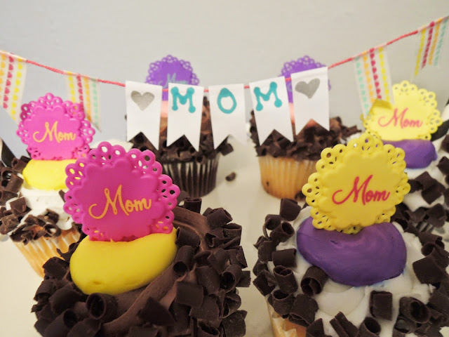 DIY cupcake banner