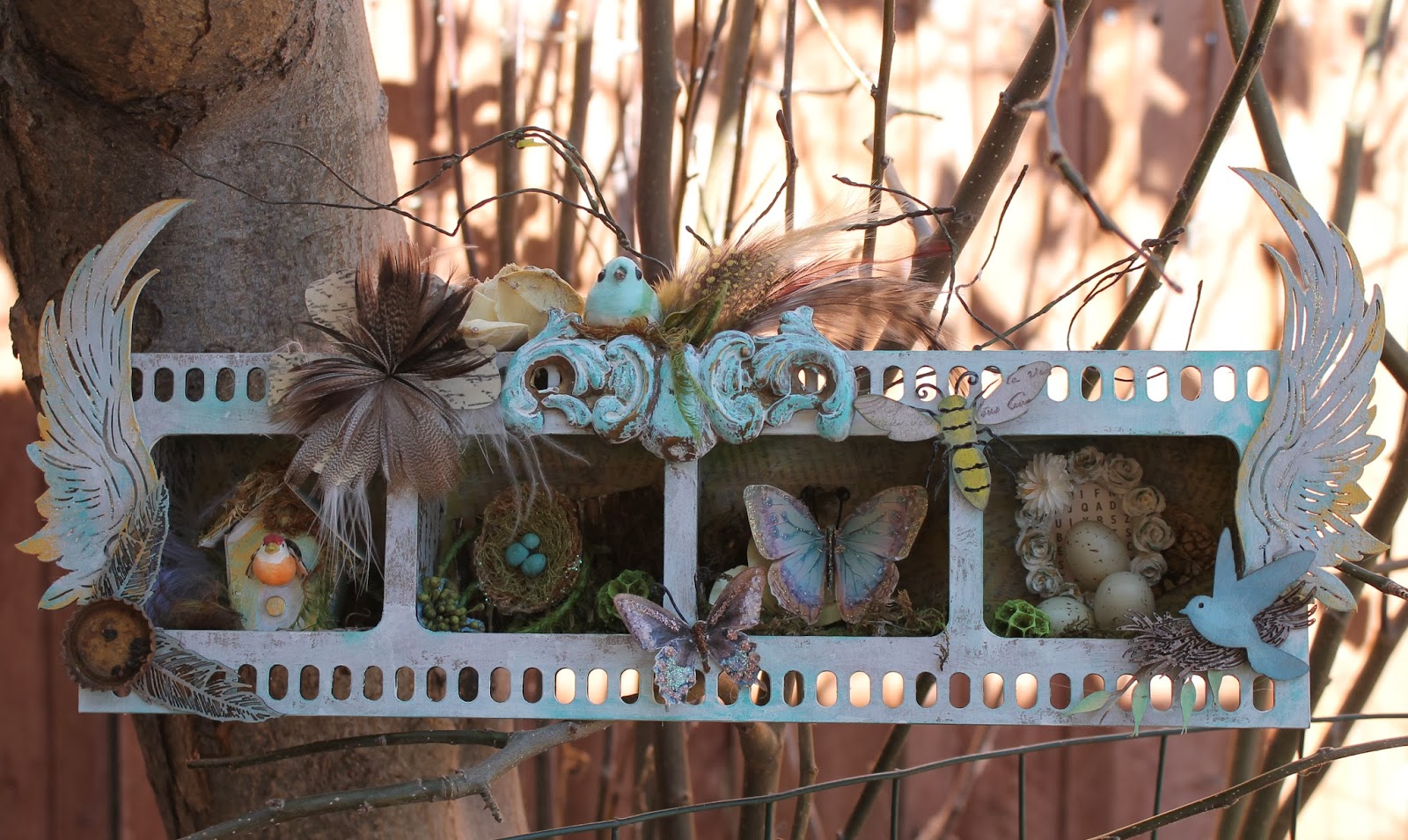 Ginas Designs Home Decor with a Nature Assemblage and a Valentine