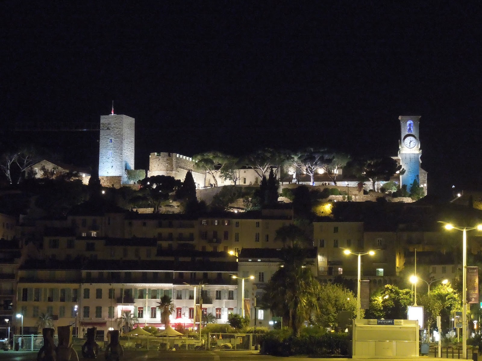 Cannes by night, France