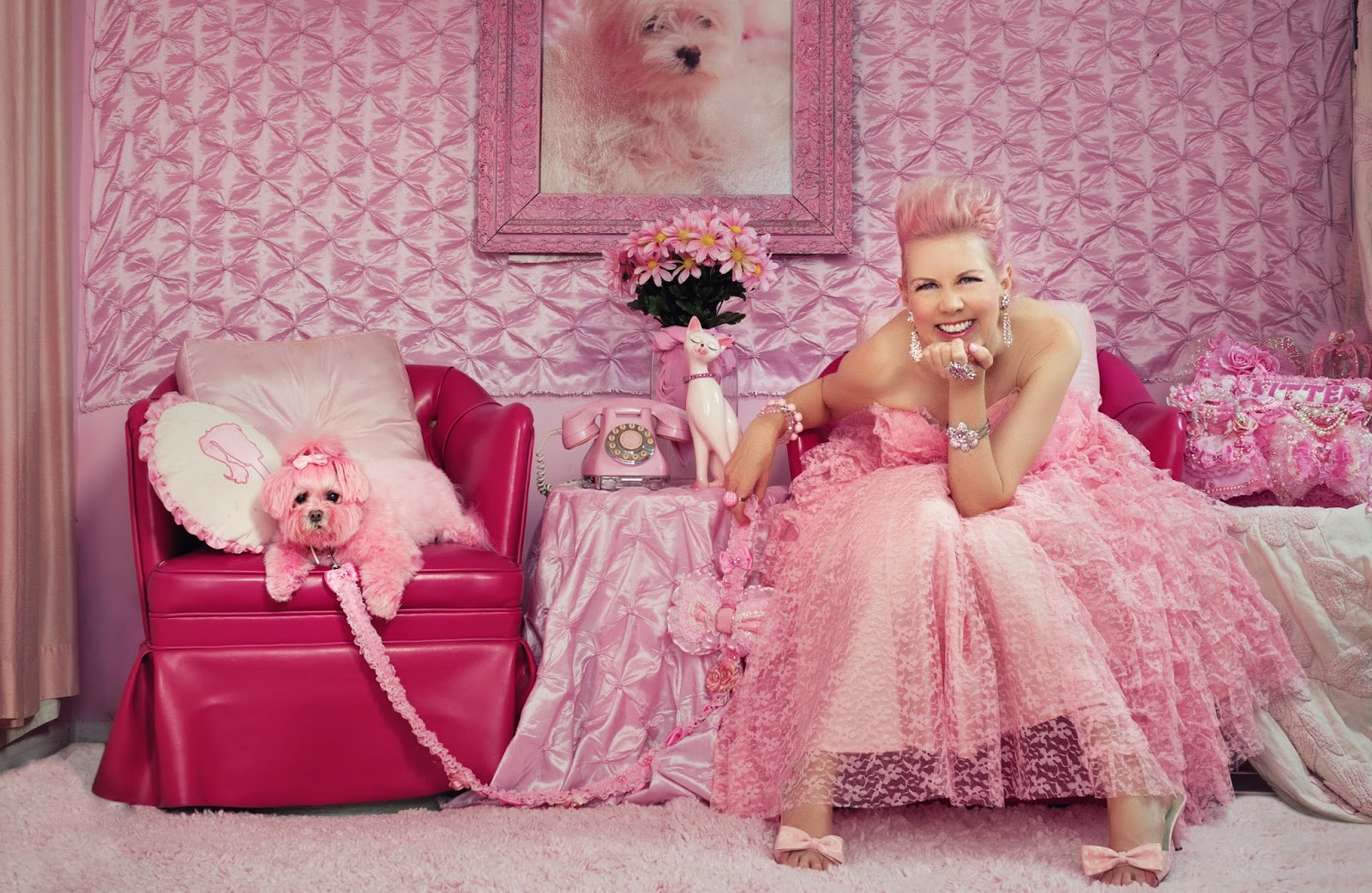 The Pink Lady of Hollywood is KITTEN KAY SERA.