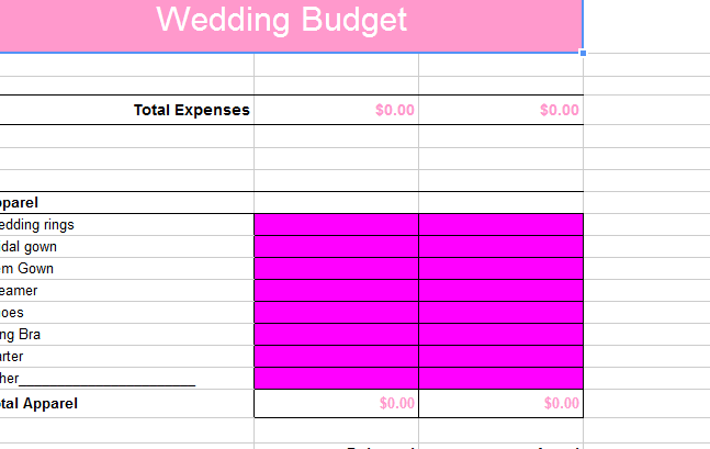 Budget Guest List and Reply Wedding Shower Guest List/Gift Tracker ...