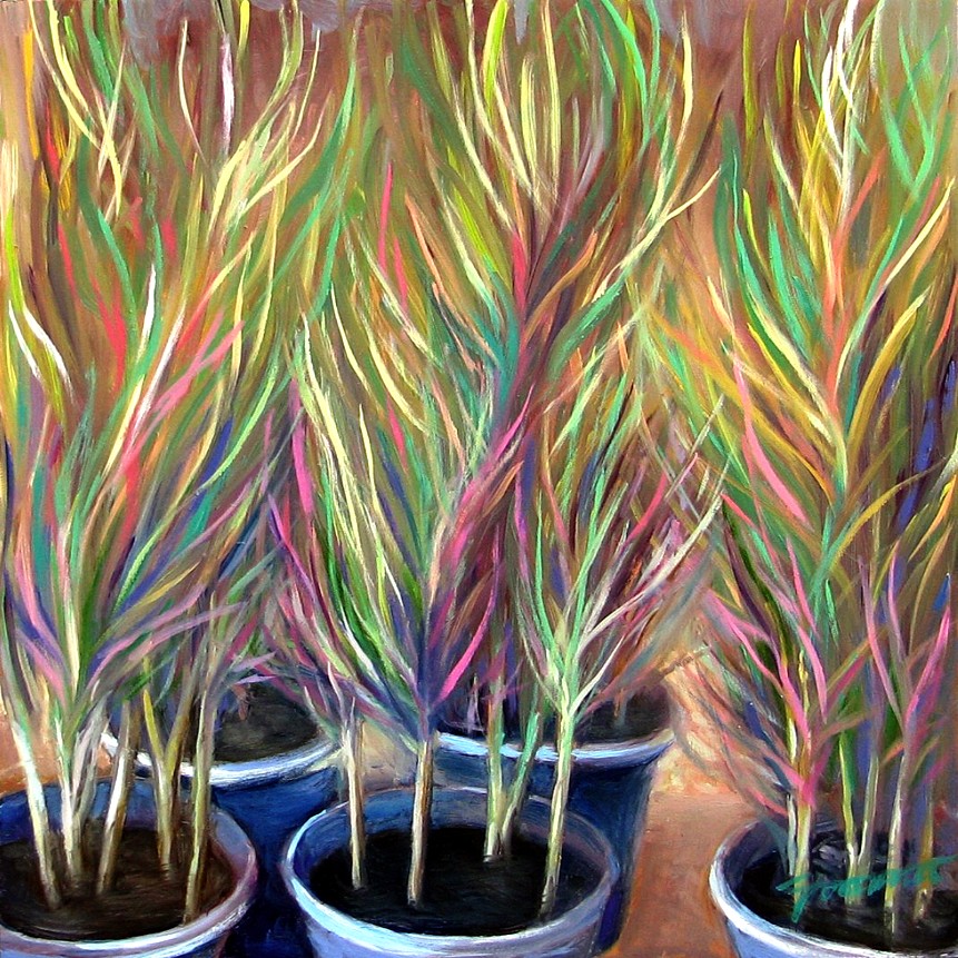 A Painting, A Moment “Picasso's Paintbrush"Painting Plant from