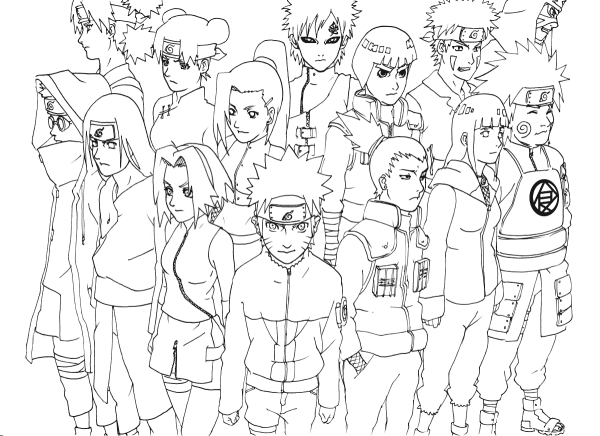 naruto para colorir173 –  – Desenhos para Colorir