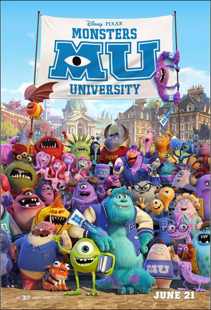 MONSTERS UNIVERSITY MU MONSTERS UNIVERSITY MU