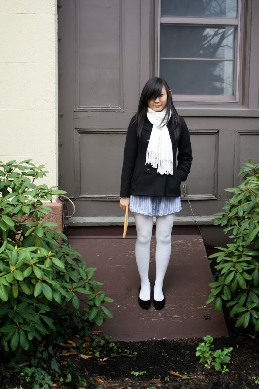 Remix: How to Wear White Tights / JennifHsieh