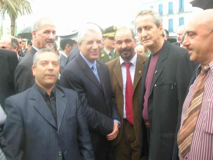 l'hauteur salah boularouk avec le ministre du travail a jijel 1mai 2009