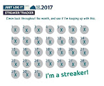 Run the Year 2017 - January Streak Tracker